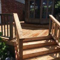 deck patio stairs