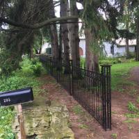 iron decorative black fence 2