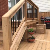 deck stairs backdoor